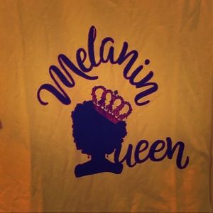 Yellow Melanie Queen shirt